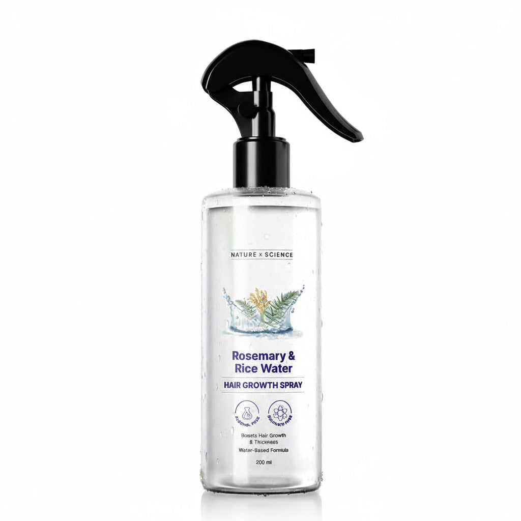 Rosemary & Rice Water Hair Spray- 200ml Natural Soft Hair Nourishing Hair