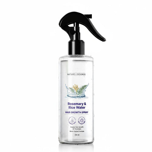 Rosemary & Rice Water Hair Spray- 200ml Natural Soft Hair Nourishing Hair