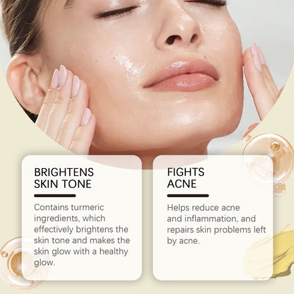 Turmeric Face Cream — Brightening & Moisturizing Facial Cream with Turmeric Root Extract, Tea Tree Oil & Niacinamide