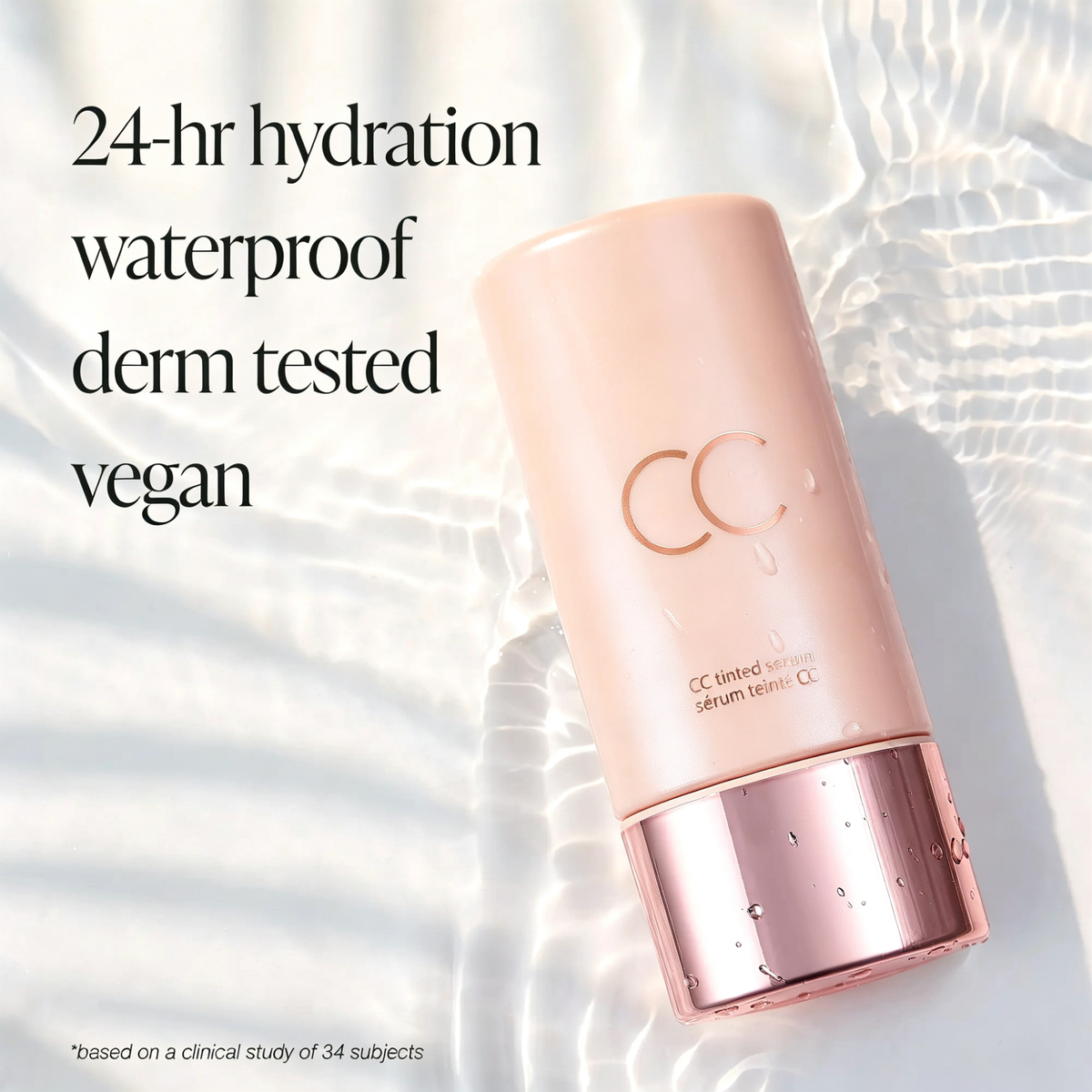 CC color-correcting tinted serum