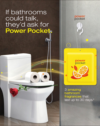 Power Pocket Hanging Air Freshener with Hook