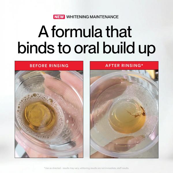 iD Stain Whitening Mouthwash for White Teeth, Freshens Breath with Essential Oils