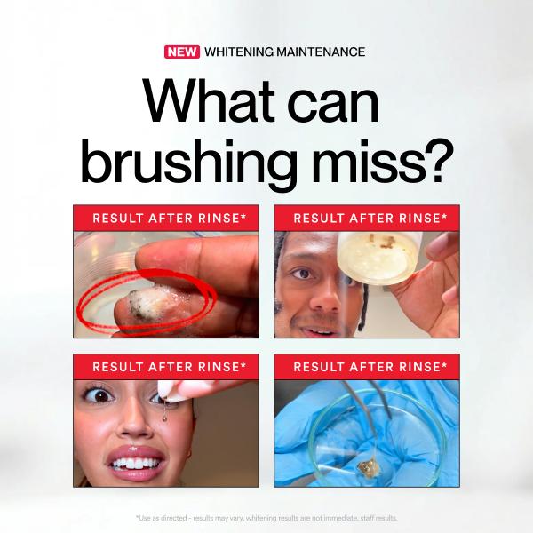 iD Stain Whitening Mouthwash for White Teeth, Freshens Breath with Essential Oils