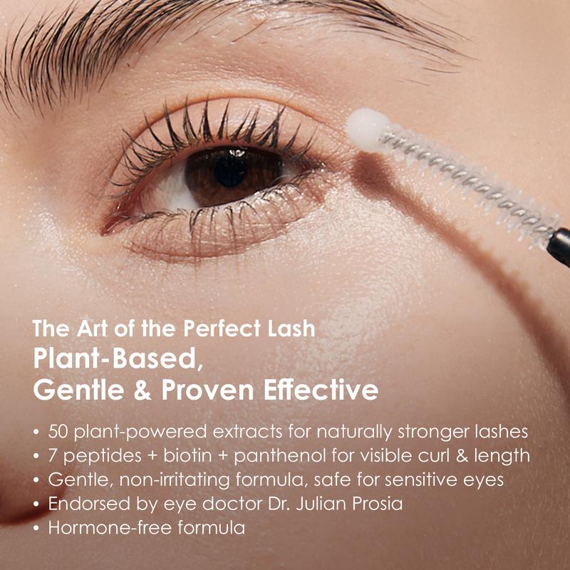 Essential Eyelash Growth Serum, Jumbo Size 0.5fl.oz - Safe & Gentle Lashes Care, Fuller, Thicker in 2 Weeks, Non-Prostaglandin, Hormone-free