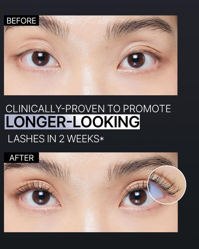 Essential Eyelash Growth Serum, Jumbo Size 0.5fl.oz - Safe & Gentle Lashes Care, Fuller, Thicker in 2 Weeks, Non-Prostaglandin, Hormone-free