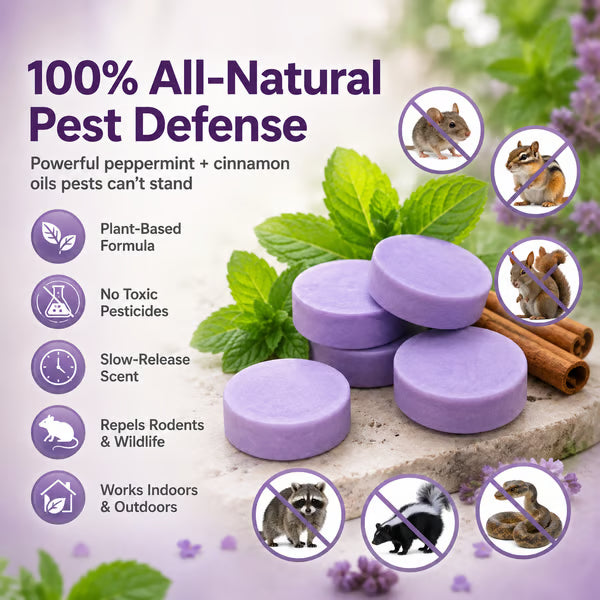 12-Pack Rodent Repellent Balls for Home Kitchen Effective Pest Control Solution