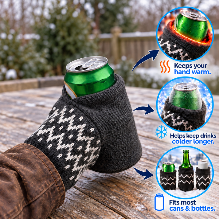 Genius Glove - Knitted Drink Holder