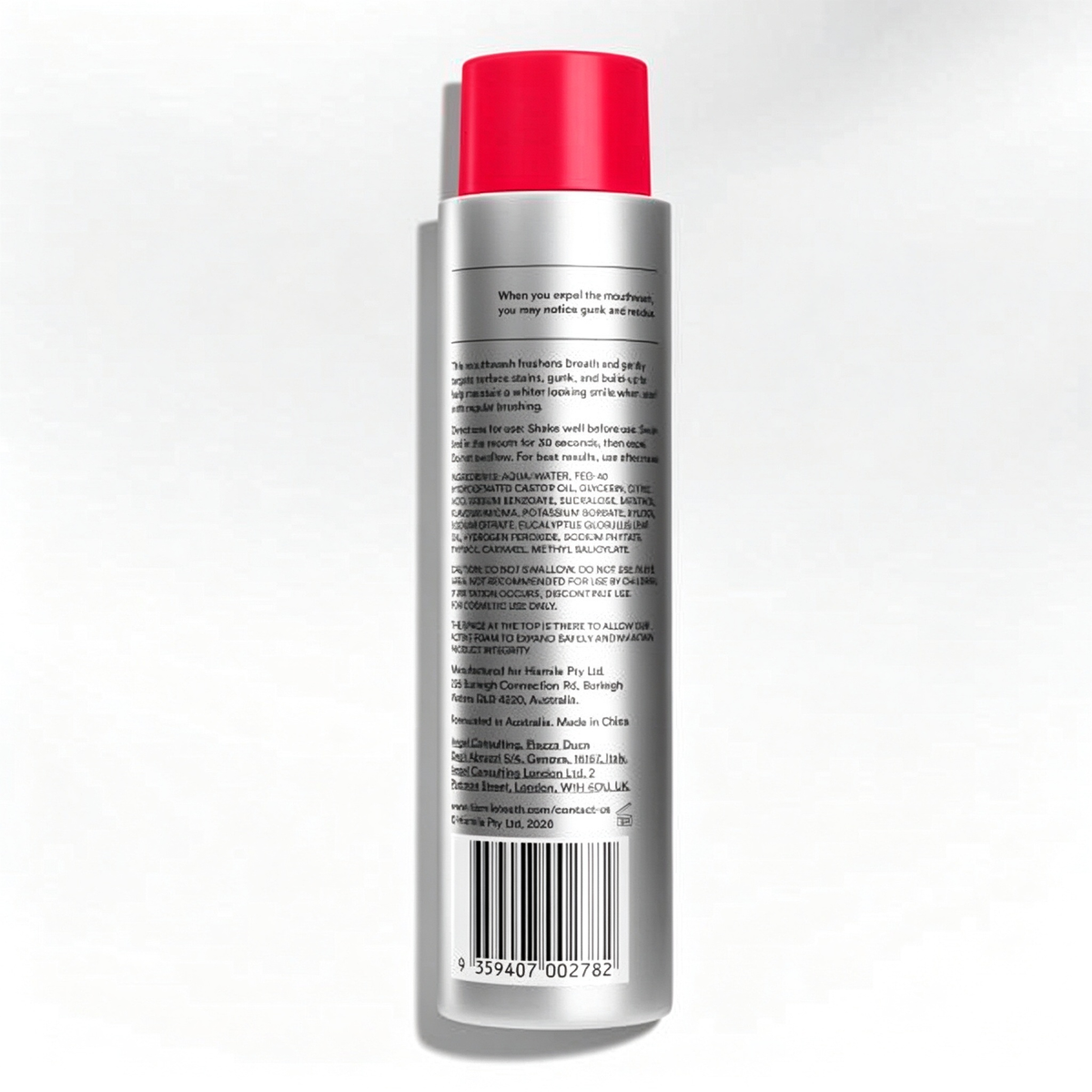 iD Stain Whitening Mouthwash for White Teeth, Freshens Breath with Essential Oils