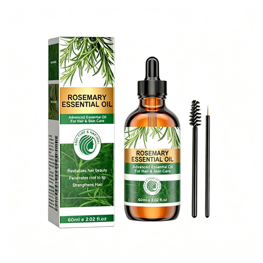 Rosemary Essential Oil — Nourishing Hair & Scalp Treatment with Rosemary Leaf Oil, Olive Oil & Vitamin E, for Stronger, Fuller-Looking Hair