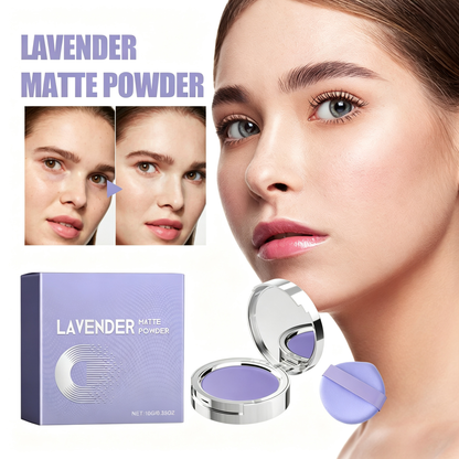 Lavender Matte Powder — Oil-Control Setting Powder with Lavender Extract, Centella Asiatica & Squalane — Long-Lasting Matte Finish
